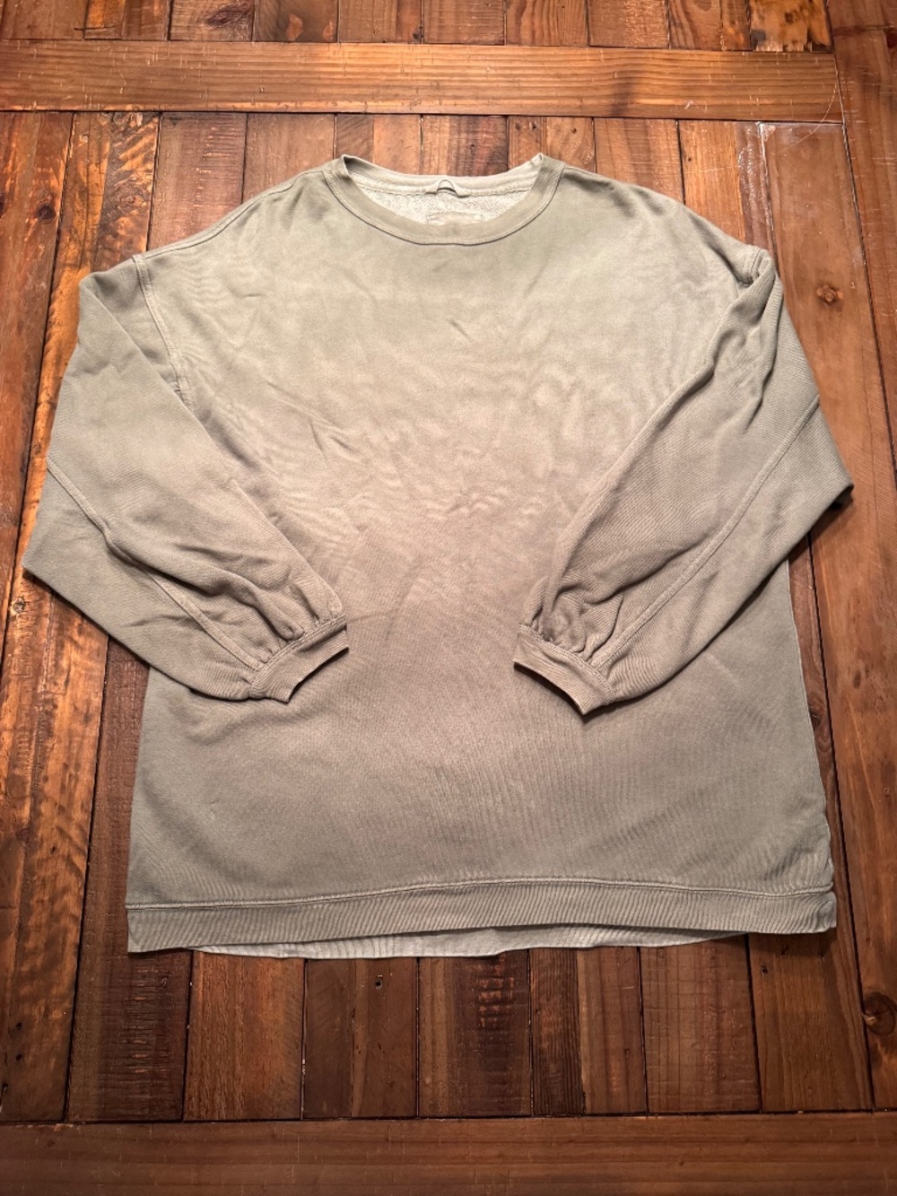 Aerie Oversized Olive Green Crewneck Sweatshirt Size Small 2023 Collection